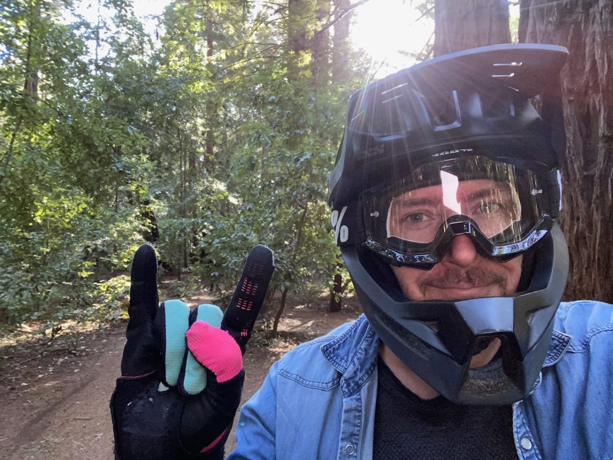 Peter on a Mountain Bike